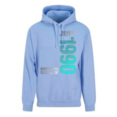 Awesome Since July 1990 33th Birthday Born 1990 Unisex Surf Hoodie