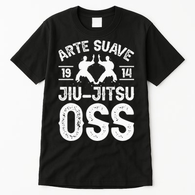 Arte Suave Jiu Jitsu Oss Brazilian Jew Jitsu Tall T-Shirt