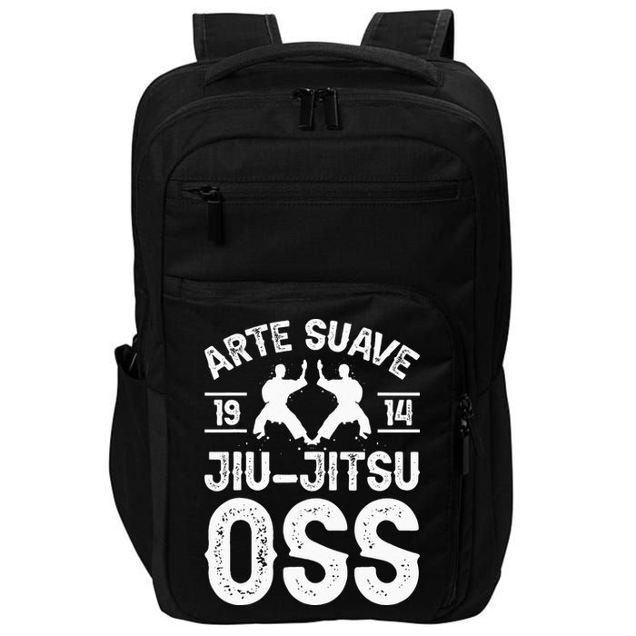 Arte Suave Jiu Jitsu Oss Brazilian Jew Jitsu Impact Tech Backpack