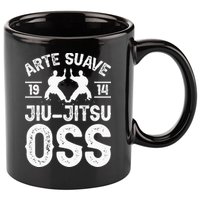Arte Suave Jiu Jitsu Oss Brazilian Jew Jitsu 11oz C Handle Ceramic Mug