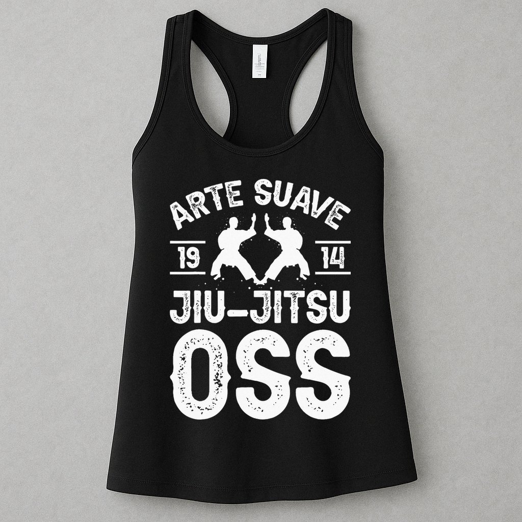 Arte Suave Jiu Jitsu Oss Brazilian Jew Jitsu Womens Tank Top