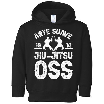 Arte Suave Jiu Jitsu Oss Brazilian Jew Jitsu Toddler Hoodie