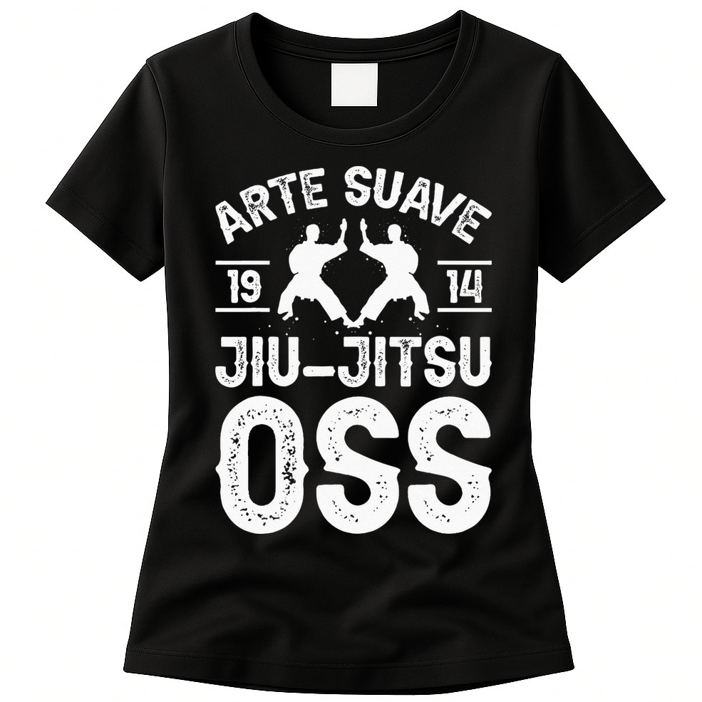 Arte Suave Jiu Jitsu Oss Brazilian Jew Jitsu Womens T-Shirt