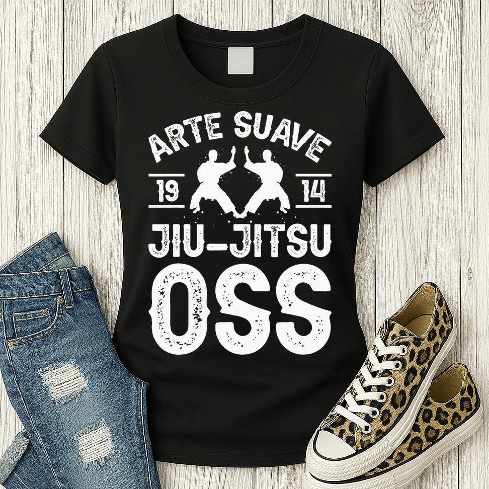 Arte Suave Jiu Jitsu Oss Brazilian Jew Jitsu Womens T-Shirt