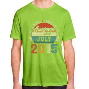 Awesome Since July 2015 8 Years Old 8th Birthday Gift Adult ChromaSoft Performance T-Shirt