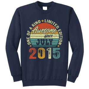 Awesome Since July 2015 8 Years Old 8th Birthday Gift Sweatshirt