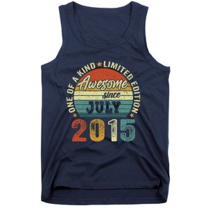 Awesome Since July 2015 8 Years Old 8th Birthday Gift Tank Top