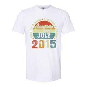 Awesome Since July 2015 8 Years Old 8th Birthday Gift Softstyle CVC T-Shirt