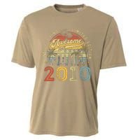 Awesome Since June 2010 Vintage 13th Birthday Party Retro Cooling Performance Crew T-Shirt