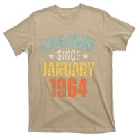 Awesome Since January 1964 60 Years Old 60th Birthday T-Shirt