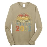 Awesome Since June 2011 Vintage 12th Birthday Party Retro Long Sleeve Shirt