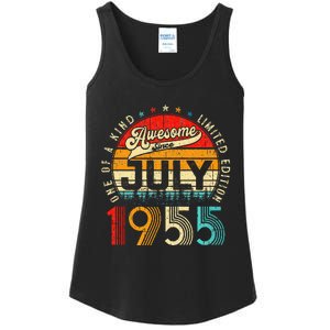 Awesome Since July 1955 Limited Edition 68th Birthday Ladies Essential Tank