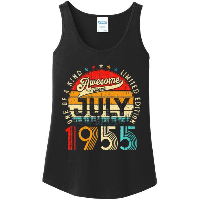 Awesome Since July 1955 Limited Edition 68th Birthday Ladies Essential Tank