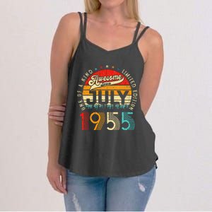 Awesome Since July 1955 Limited Edition 68th Birthday Women's Strappy Tank