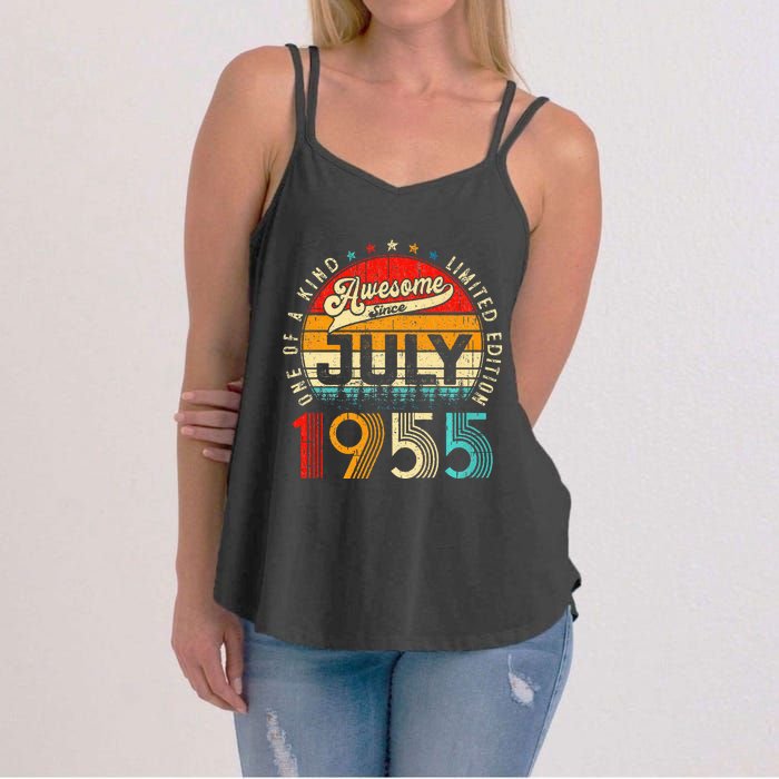 Awesome Since July 1955 Limited Edition 68th Birthday Women's Strappy Tank