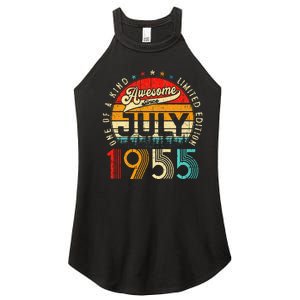 Awesome Since July 1955 Limited Edition 68th Birthday Women's Perfect Tri Rocker Tank