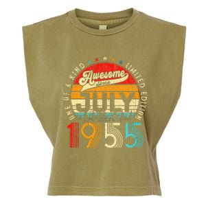 Awesome Since July 1955 Limited Edition 68th Birthday Garment-Dyed Women's Muscle Tee