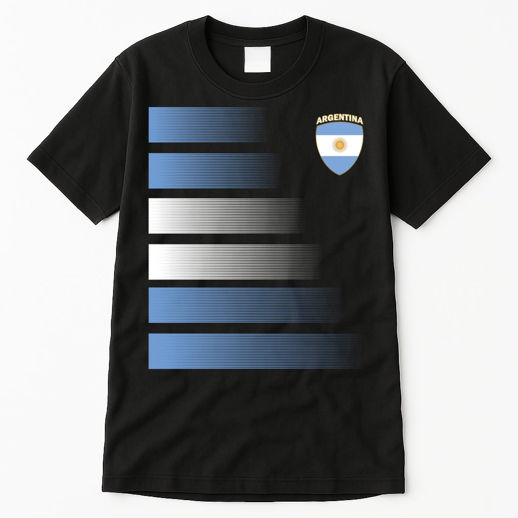 Argentina Soccer Jersey Football Argentina Soccer Pullover Hoodie Tall T-Shirt