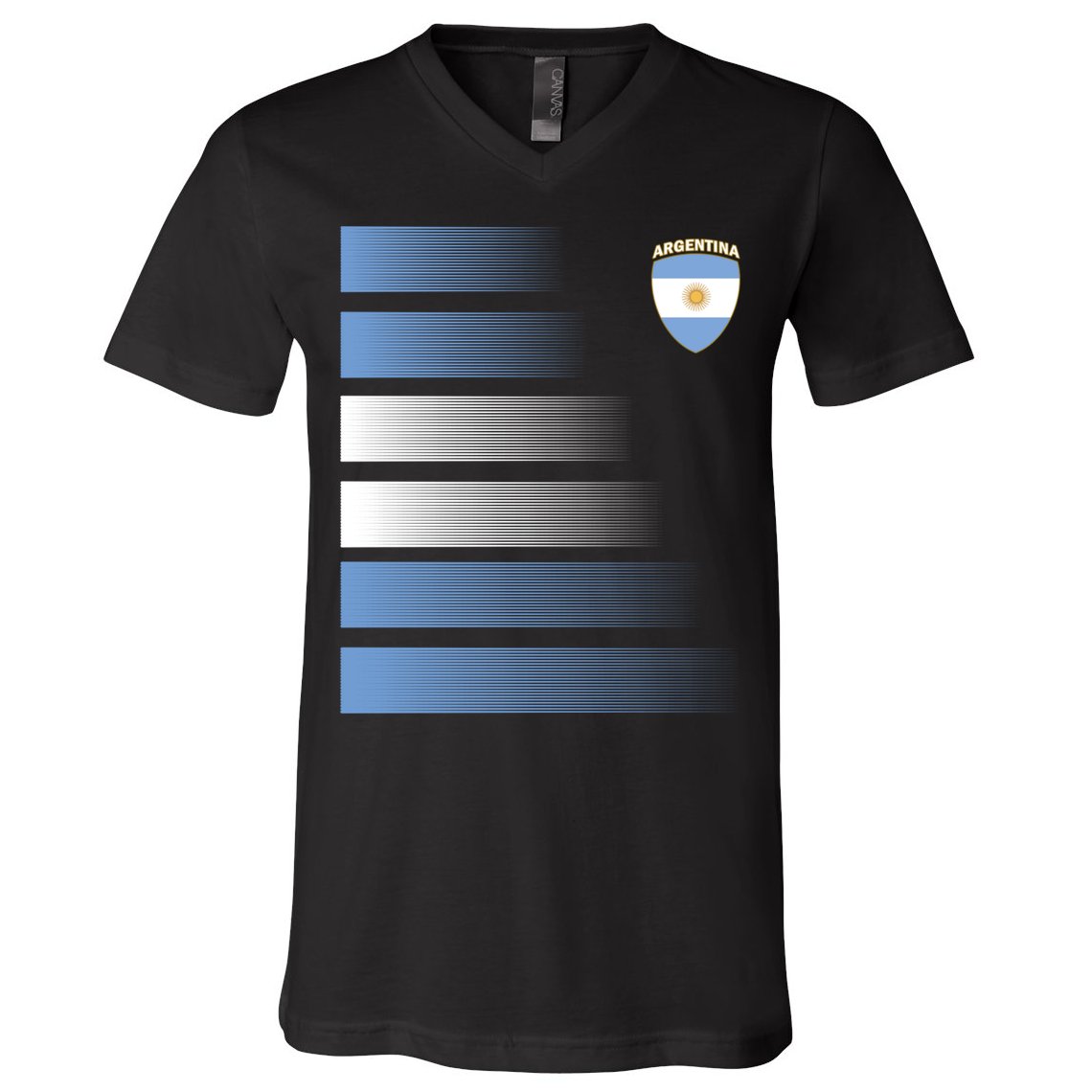 Argentina Soccer Jersey Football Argentina Soccer Pullover Hoodie V-Neck T-Shirt