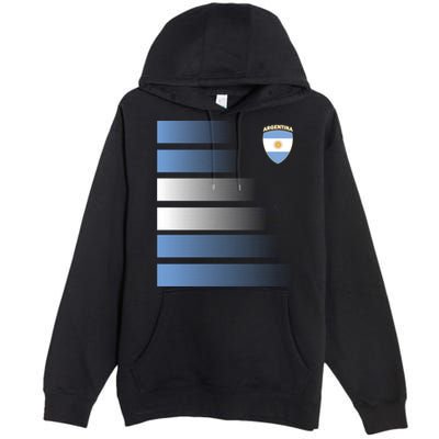 Argentina Soccer Jersey Football Argentina Soccer Pullover Hoodie Premium Pullover Hoodie