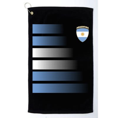 Argentina Soccer Jersey Football Argentina Soccer Pullover Hoodie Golf Towel