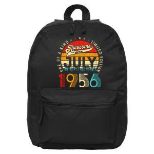 Awesome Since July 1956 Limited Edition 67th Birthday 16 in Basic Backpack