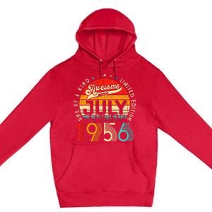 Awesome Since July 1956 Limited Edition 67th Birthday Premium Pullover Hoodie