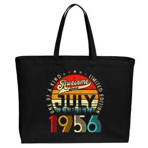 Awesome Since July 1956 Limited Edition 67th Birthday Cotton Canvas Jumbo Tote