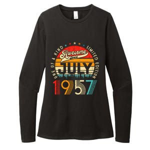 Awesome Since July 1957 Limited Edition 66th Birthday Womens CVC Long Sleeve Shirt