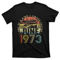 Awesome Since June 1973 Vintage 50th Birthday Gift For Women T-Shirt