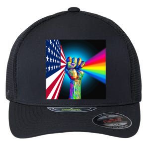 American Social Justice Great Gift Flexfit Unipanel Trucker Cap