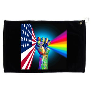 American Social Justice Great Gift Grommeted Golf Towel