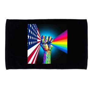 American Social Justice Great Gift Microfiber Hand Towel