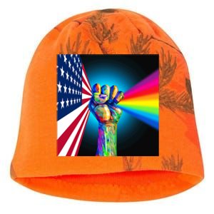 American Social Justice Great Gift Kati - Camo Knit Beanie