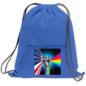 American Social Justice Great Gift Sweatshirt Cinch Pack Bag