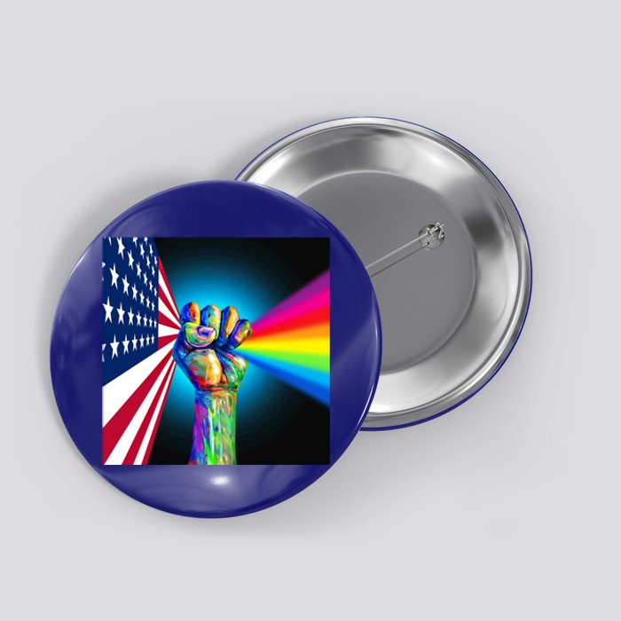 American Social Justice Great Gift Button