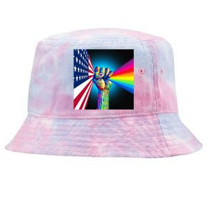 American Social Justice Great Gift Tie-Dyed Bucket Hat