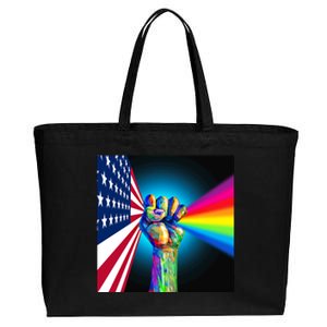 American Social Justice Great Gift Cotton Canvas Jumbo Tote