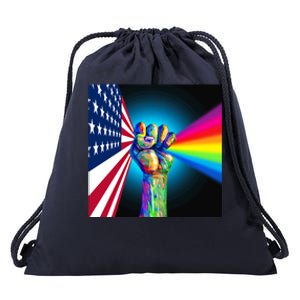 American Social Justice Great Gift Drawstring Bag