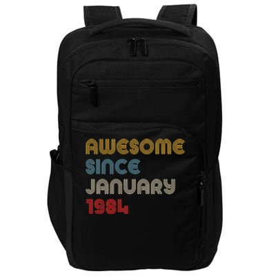 Awesome Since January 1984 40th Birthday Impact Tech Backpack