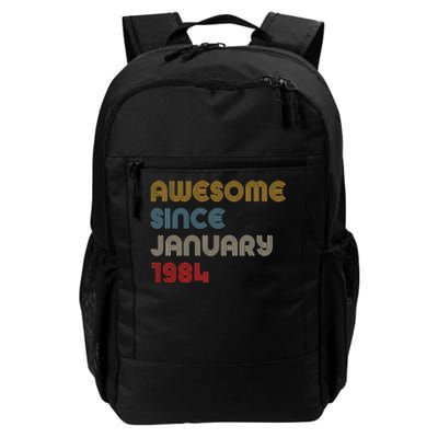 Awesome Since January 1984 40th Birthday Daily Commute Backpack