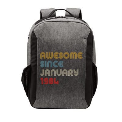 Awesome Since January 1984 40th Birthday Vector Backpack