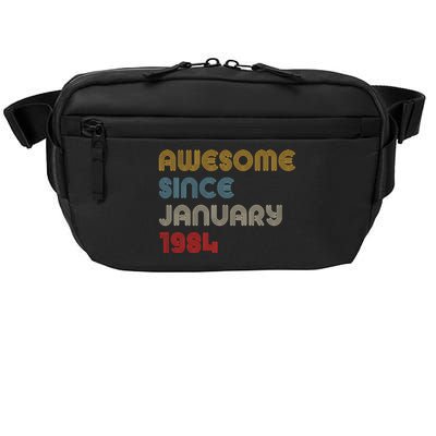 Awesome Since January 1984 40th Birthday Crossbody Pack