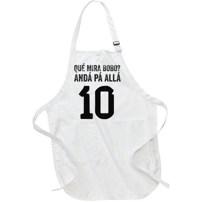 Argentina Soccer Jersey Retro 10 Argentinian Football Full-Length Apron With Pockets