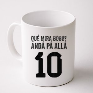 Argentina Soccer Jersey Retro 10 Argentinian Football Coffee Mug