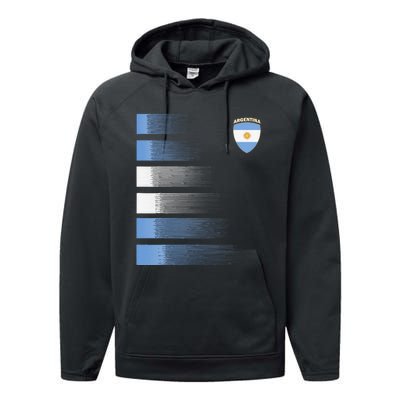 Argentina Soccer Jersey Argentina Football Fan Soccer Performance Fleece Hoodie