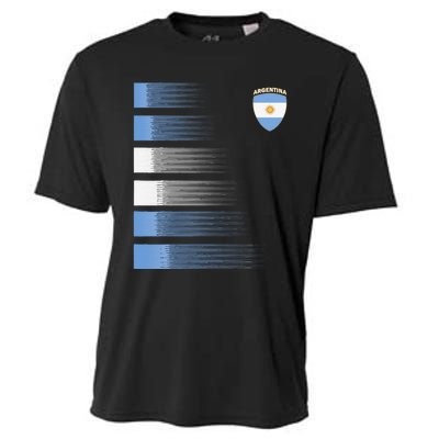 Argentina Soccer Jersey Argentina Football Fan Soccer Cooling Performance Crew T-Shirt