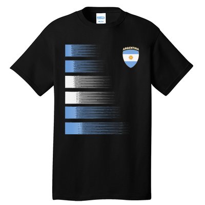 Argentina Soccer Jersey Argentina Football Fan Soccer Tall T-Shirt