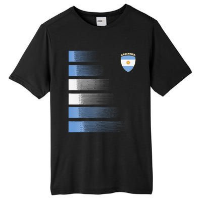 Argentina Soccer Jersey Argentina Football Fan Soccer Tall Fusion ChromaSoft Performance T-Shirt