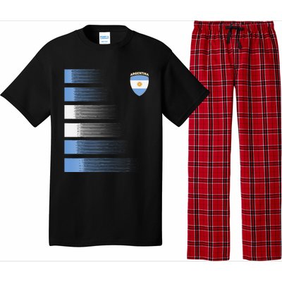 Argentina Soccer Jersey Argentina Football Fan Soccer Pajama Set